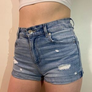 Garage High Waisted Jean Shorts